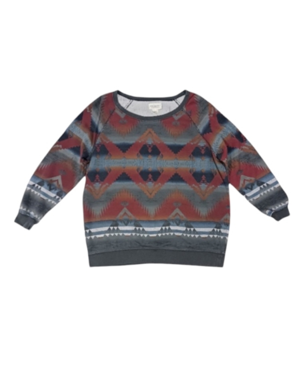Vintage Denim & Supply Ralph Lauren Southwest Aztec Print Sweatshirt